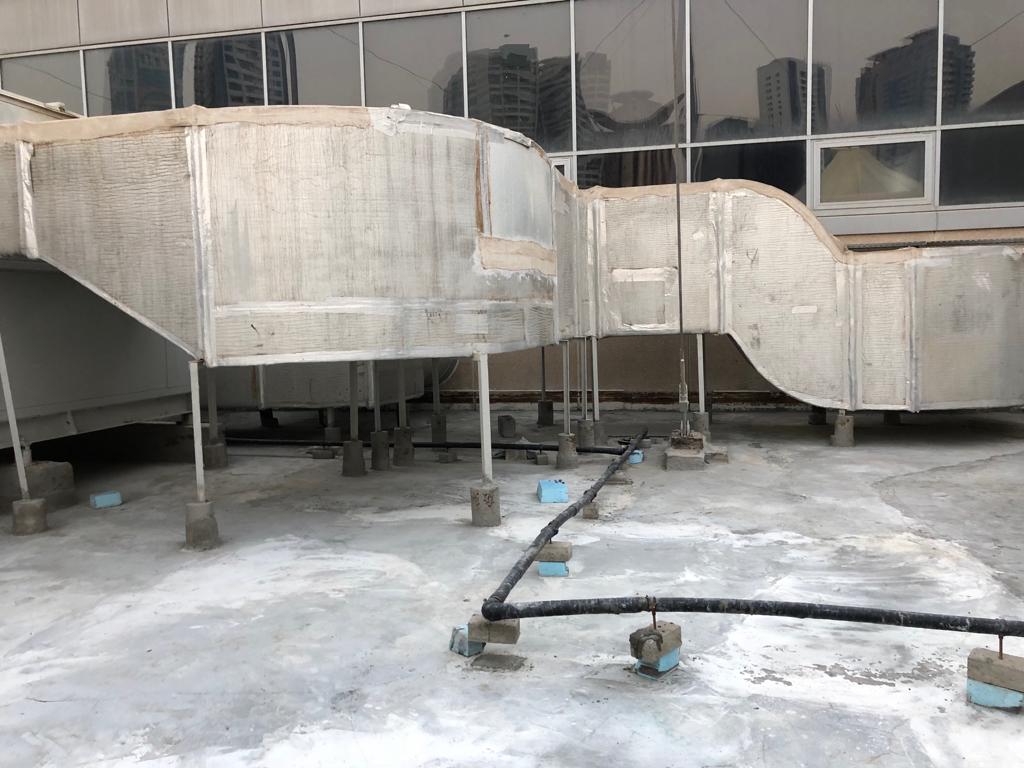 Waterproofing in Sharjah - Expo Centre Sharjah - Before