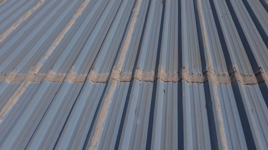 Roof shielding at Momentum Logistics - Before