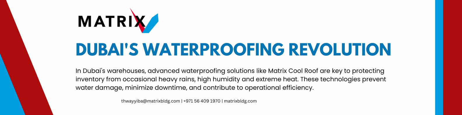 Waterproofing Dubai - Dubai’s Waterproofing Revolution